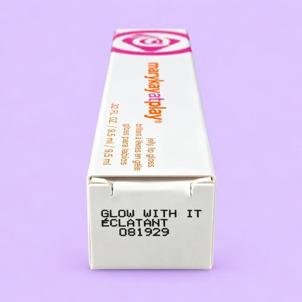 Mary Kay At Play Jelly Lip Gloss .32 fl oz ~ Glow With It~ 081929 New in Box 🥰